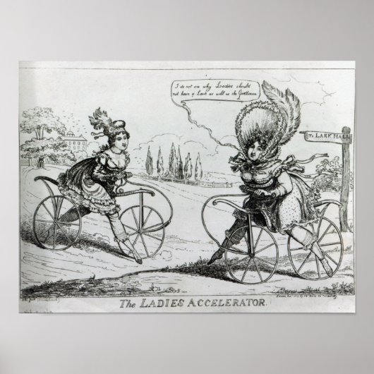 De Dames Accelerator, 1819 Poster (Voorkant)
