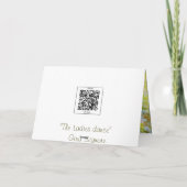 De Dames dans, Herfst kaart, herfst, boom Kaart (Achterkant)