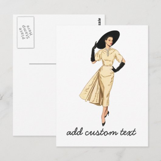 De Dames die Lunch Briefkaart (Voorkant / Achterkant)