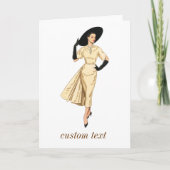 De dames die lunchen kaart (Voorkant)