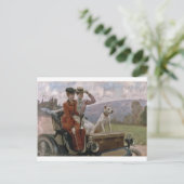 De Dames Goldsmith in Bos Boulogne Briefkaart (Staand voorkant)