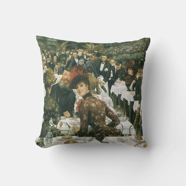 De dames van de kunstenaar van James Tissot, Vinta Kussen (Voorkant)
