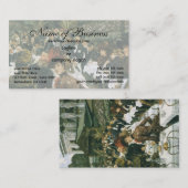 De dames van de kunstenaar van James Tissot Visitekaartje (Voorkant / Achterkant)