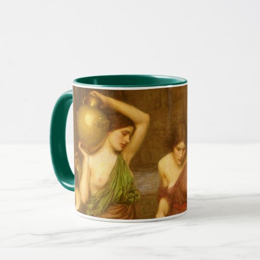 De Danaïden door John William Waterhouse Mok (Voorkant links)