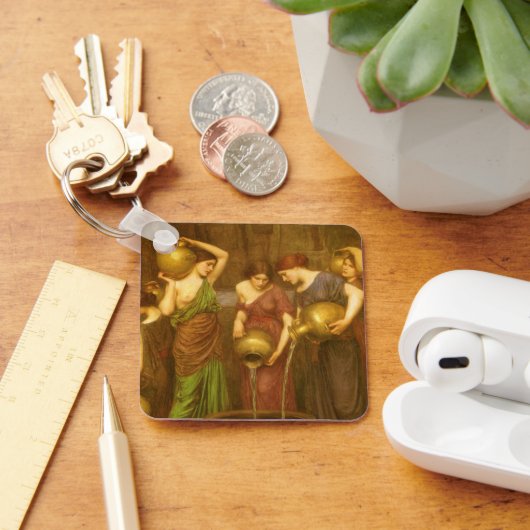 De Danaïden door John William Waterhouse Sleutelhanger (Bureau)