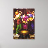 De Danaïden ~ John William Waterhouse Canvas Afdruk (Voorkant)