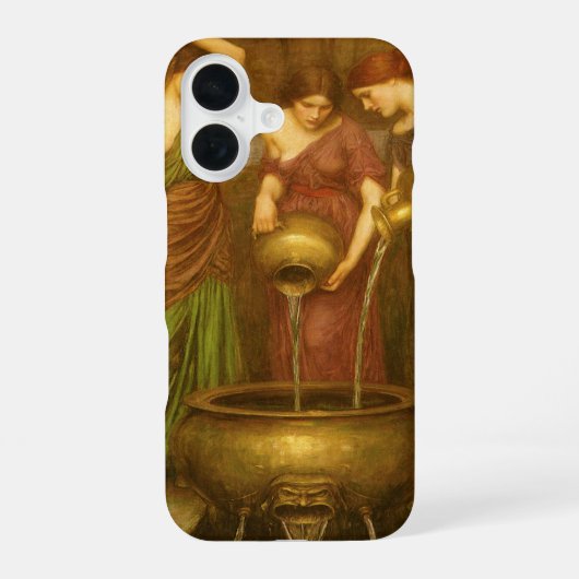 De Danaïden van John William Waterhouse iPhone 16 Hoesje (Achterkant)