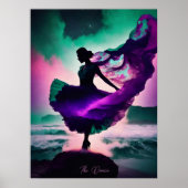 De Dance AI Fantasy Digitale Kunst Print Kosmische (Voorkant)