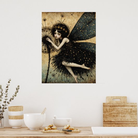 De Dandylion-fee Poster (Keuken)
