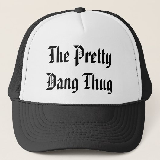 De  Dang Thug - Gepersonaliseerd - Gepersonaliseer Trucker Pet (Voorkant)