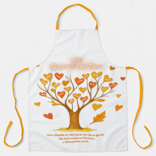 De dankbaarheid boom all-over print Schort