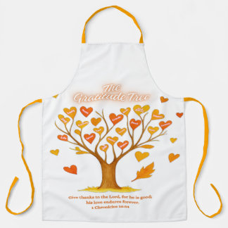 De dankbaarheid boom all-over print Schort