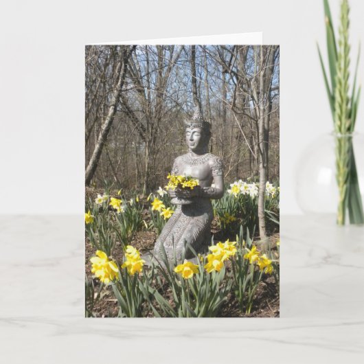 De Dankbaarheid van de lente dankt u Bedankkaart (Voorkant)