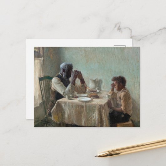 De dankbare armen door Henry Ossawa Tanner Briefkaart (Voorkant / Achterkant in situ)