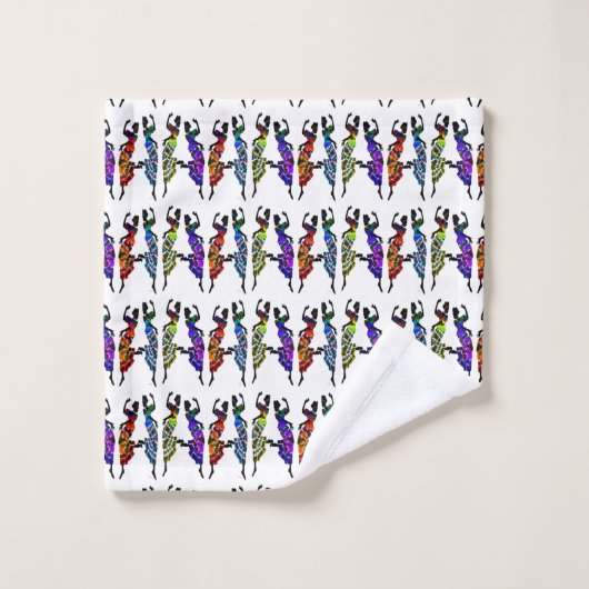 De dans bad handdoek (Wasdoekje)