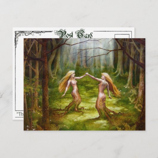 De dans briefkaart (Voorkant / Achterkant)