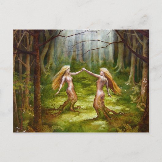 De dans briefkaart (Voorkant)