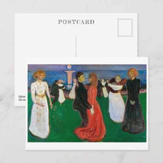 De Dans des Levens | Edvard Munch | Briefkaart (Voorkant / Achterkant)