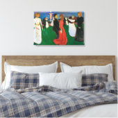 De Dans des Levens | Edvard Munch | Canvas Afdruk (Insitu (Slaapkamer))