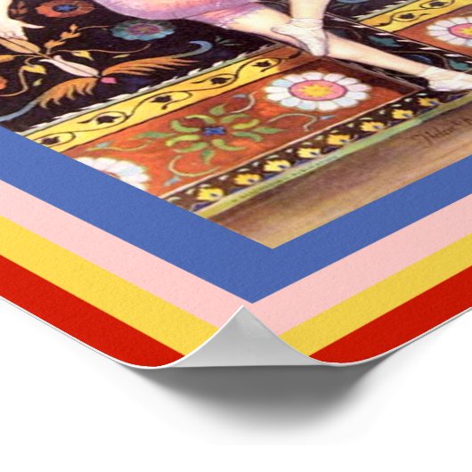 De dans (één van een reeks van 3) poster (Hoek)