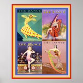 De dans (één van een reeks van 3) poster (Voorkant)