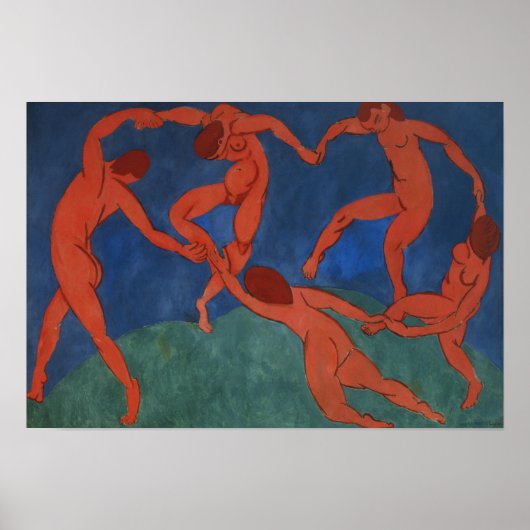 De dans II van Henri Matisse Poster (Voorkant)