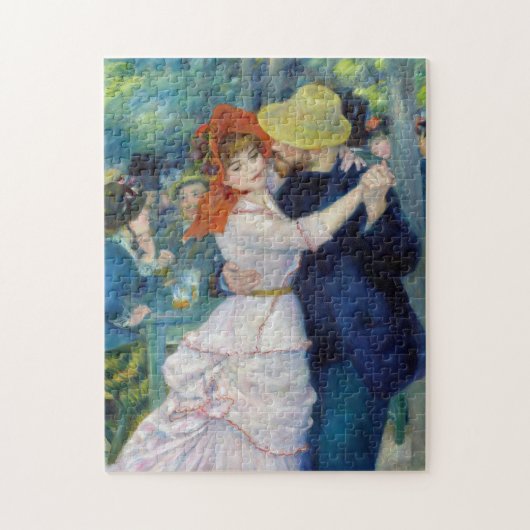 De dans in Bougival van Pierre-Auguste Renoir Legpuzzel (Verticaal)