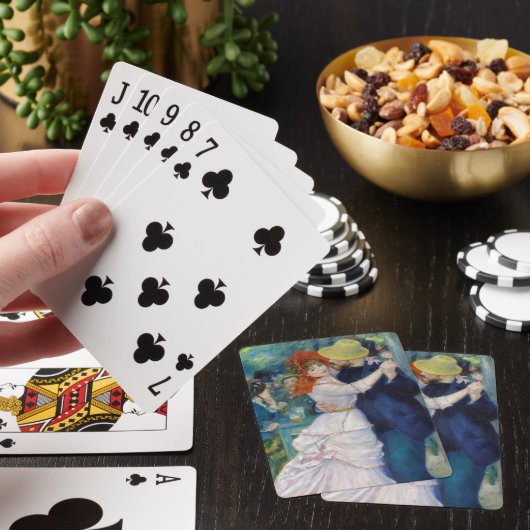 De dans in Bougival van Pierre-Auguste Renoir Pokerkaarten (Insitu)
