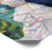 De dans in Bougival van Pierre-Auguste Renoir Poster (Hoek)