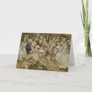 De dans in Cupid's Alley Bedankkaart