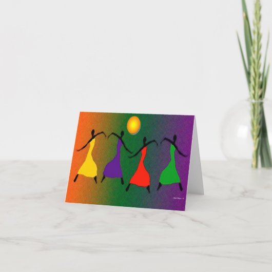 De dans kaart (Voorkant)