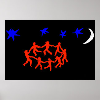 De dans ~ Modern Art Poster