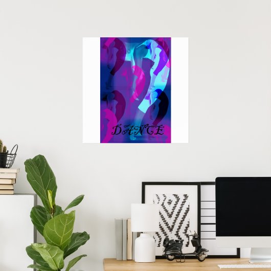 De dans poster (Thuiskantoor)