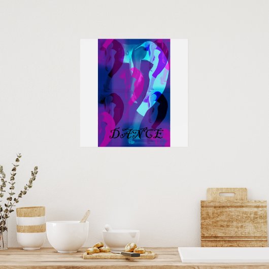 De dans poster (Keuken)