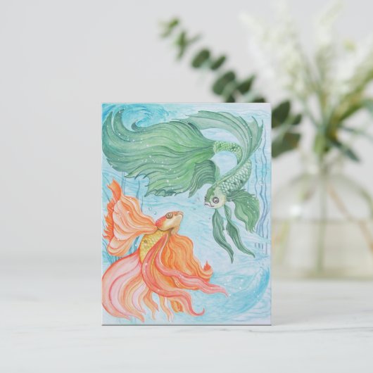 De Dans van Betta Briefkaart (Staand voorkant)