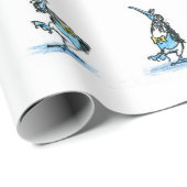 De Dans van de Blauwe Footed Boobie Wrapping Pappe Cadeaupapier (Rol Hoek)