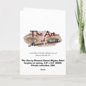 De "dans van de Bloesem van de Kers" (Miyako Kaart (Achterkant)