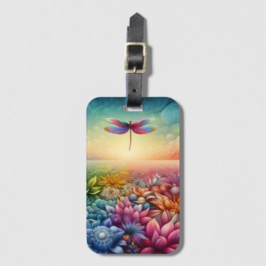 De Dans van de Dragonfly - Bagagelabel (Voorkant (verticaal))