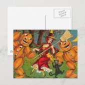 De dans van de getuige -  Halloween Briefkaart (Voorkant / Achterkant)