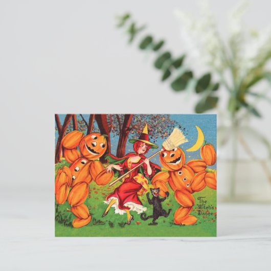 De dans van de heks briefkaart (Staand voorkant)