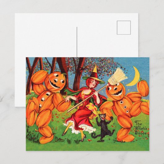 De dans van de heks briefkaart (Voorkant / Achterkant)