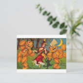 De dans van de heks briefkaart (Staand voorkant)