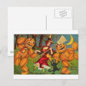 De dans van de heks briefkaart (Voorkant / Achterkant)