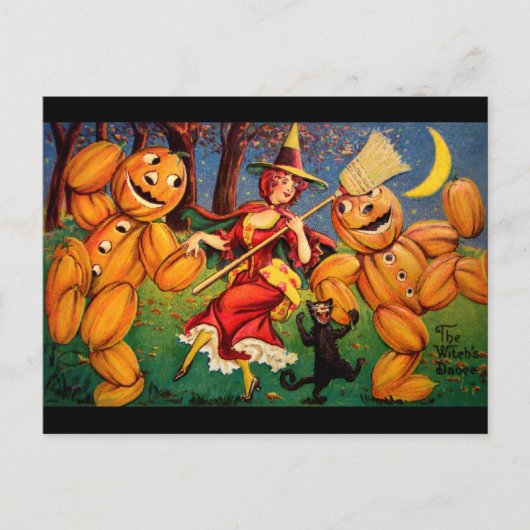 De dans van de heks briefkaart (Voorkant)