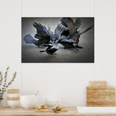 De Dans van de Krogen Poster (Keuken)