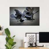 De Dans van de Krogen Poster (Thuiskantoor)