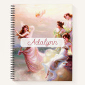 De dans van de nimfen Édouard Bisson Fine Art Notitieboek (Voorkant)