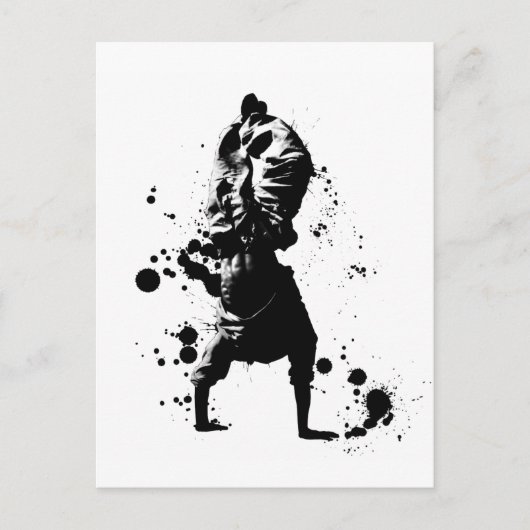 De Dans van de straat Briefkaart (Voorkant)