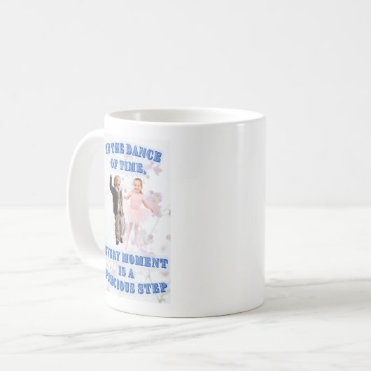 De dans van de tijd koffiemok (Voorkant links)