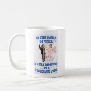 De dans van de tijd koffiemok